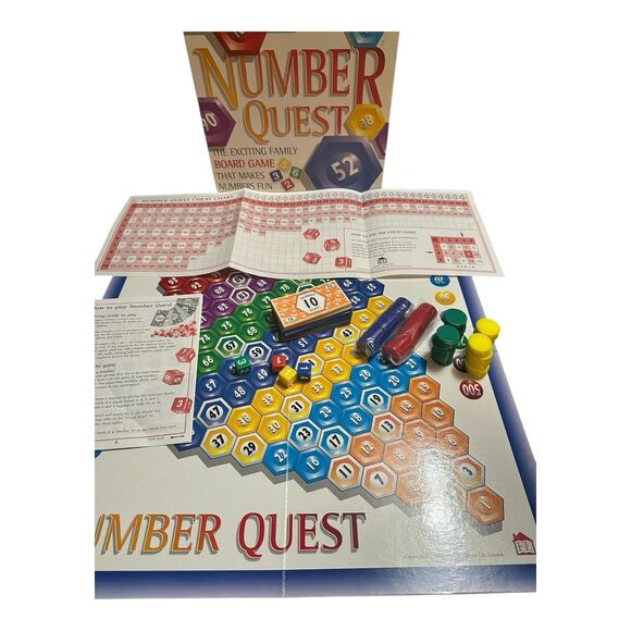 Number Quest Board Game by Dorling Kindersley DK Publishing  Complete - Picture 4 of 6